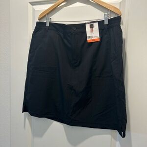 Tilley Women's Trek Skort, Black XXL New UPF 50